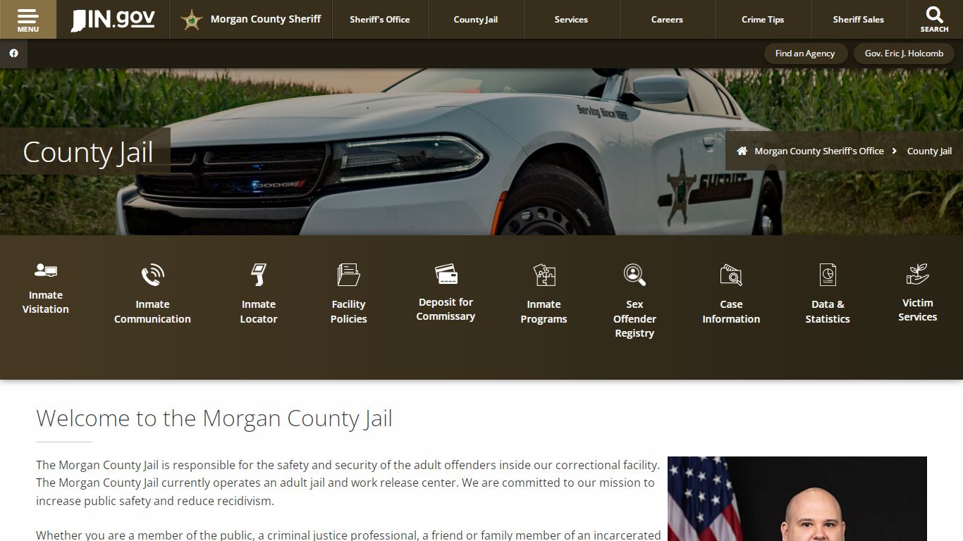 Morgan County Sheriff's Office: County Jail - Indiana